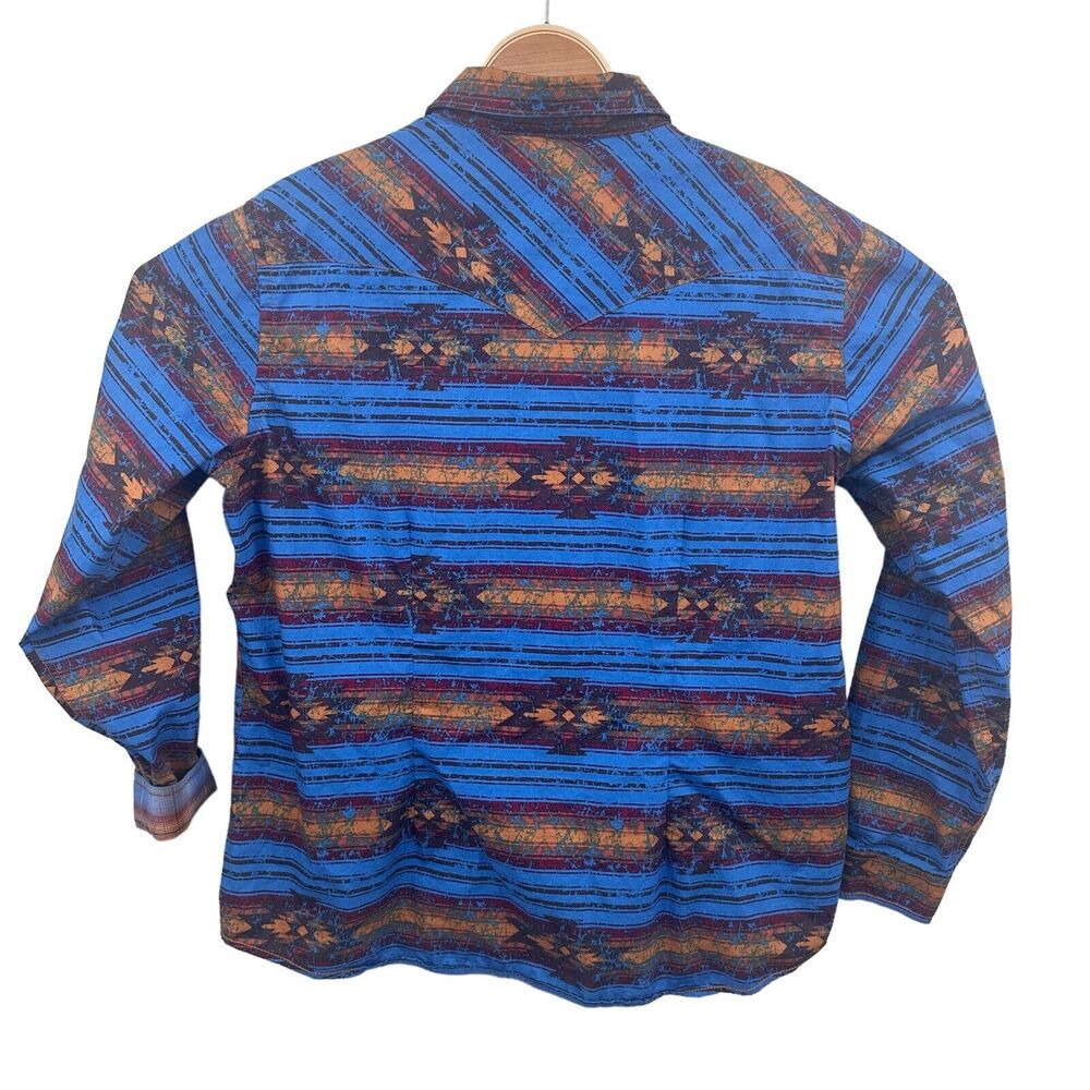 Panhandle Rough Stock Button Snap Shirt Women's XL Western Pearl Snap Rodeo - Picture 3 of 6